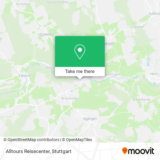 Карта Alltours Reisecenter