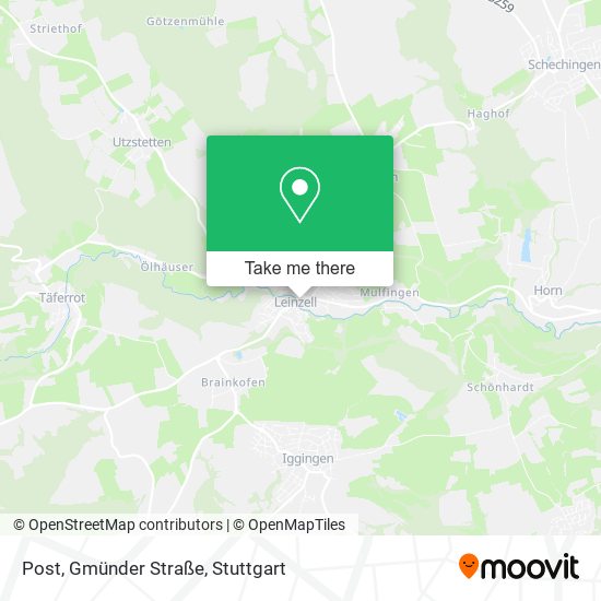 Post, Gmünder Straße map