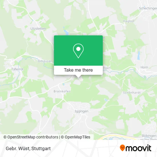Карта Gebr. Wüst