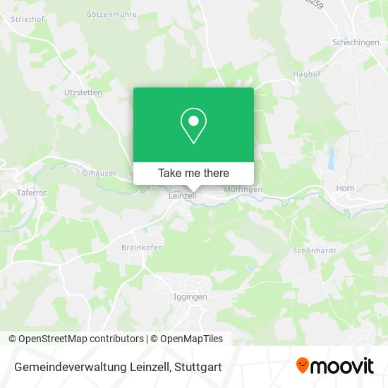 Gemeindeverwaltung Leinzell map