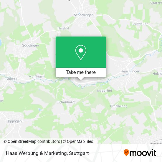 Haas Werbung & Marketing map