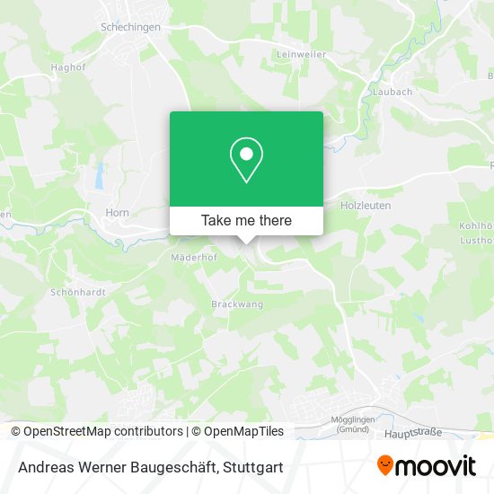 Andreas Werner Baugeschäft map