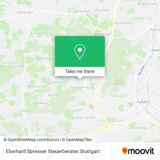 Eberhard Spresser Steuerberater map