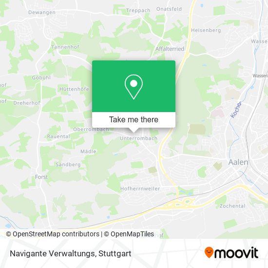 Navigante Verwaltungs map