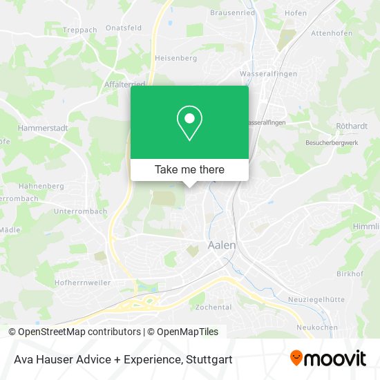 Ava Hauser Advice + Experience map