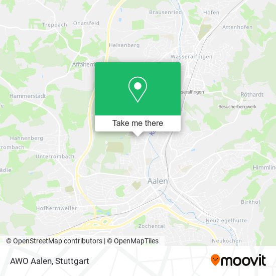 AWO Aalen map