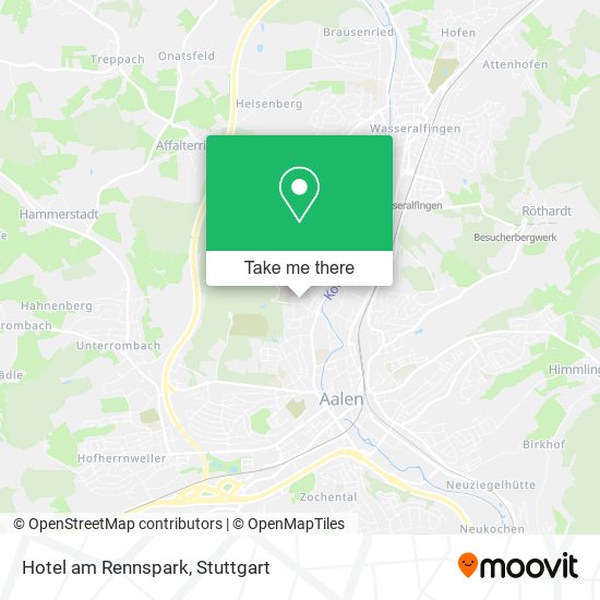 Карта Hotel am Rennspark