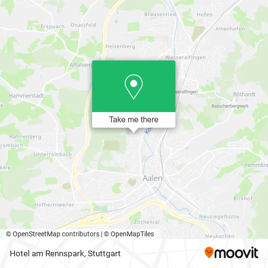 Карта Hotel am Rennspark