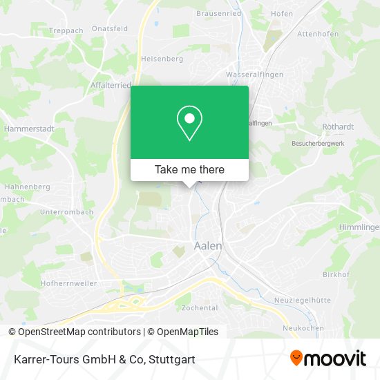 Karrer-Tours GmbH & Co map