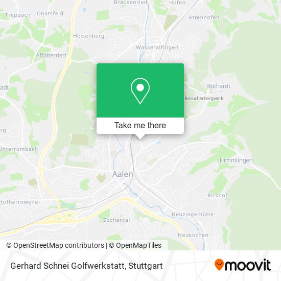 Gerhard Schnei Golfwerkstatt map