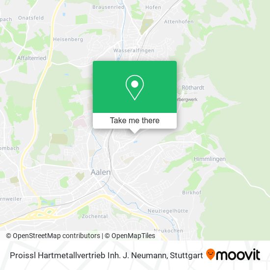 Proissl Hartmetallvertrieb Inh. J. Neumann map