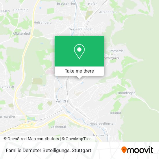 Familie Demeter Beteiligungs map