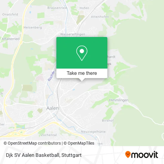 Карта Djk SV Aalen Basketball