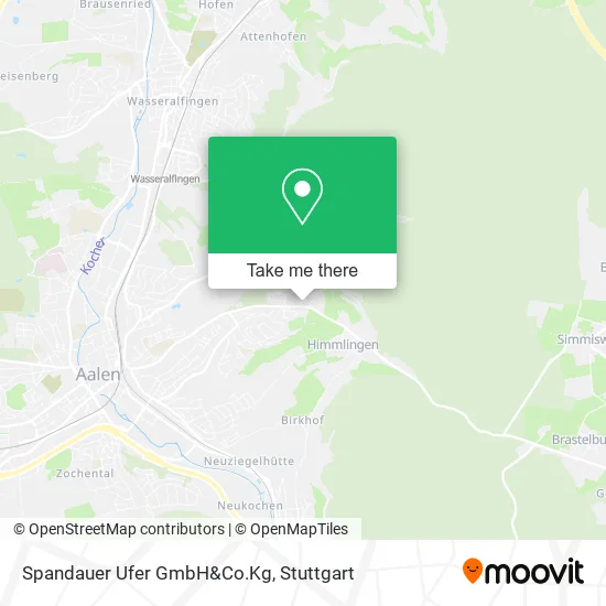 Карта Spandauer Ufer GmbH&Co.Kg