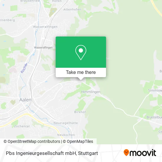 Карта Pbs Ingenieurgesellschaft mbH