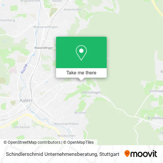 Карта Schindlerschmid Unternehmensberatung