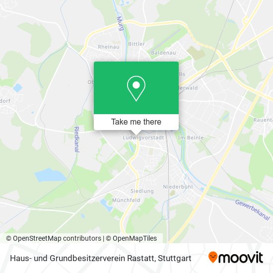 Haus- und Grundbesitzerverein Rastatt map