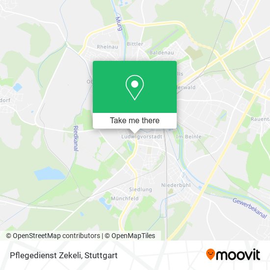 Pflegedienst Zekeli map