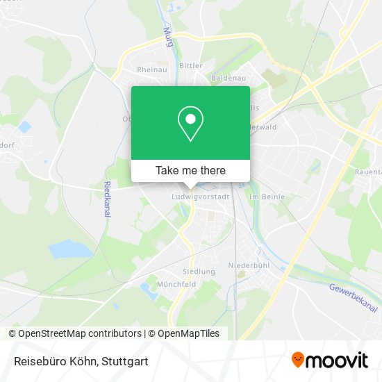 Карта Reisebüro Köhn