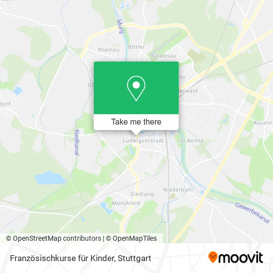 Карта Französischkurse für Kinder