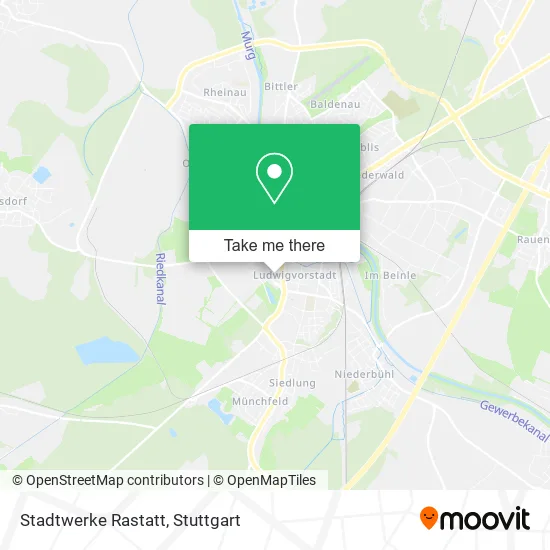 Карта Stadtwerke Rastatt