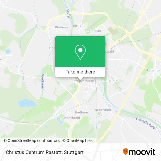 Карта Christus Centrum Rastatt