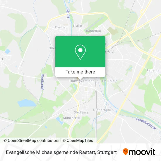 Карта Evangelische Michaelsgemeinde Rastatt