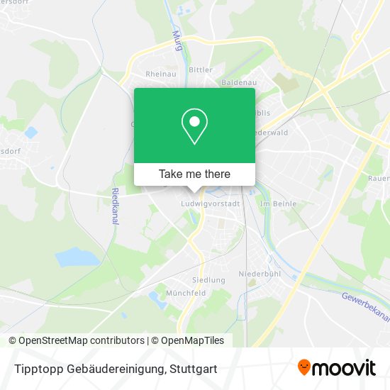 Tipptopp Gebäudereinigung map