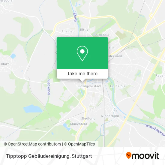 Карта Tipptopp Gebäudereinigung