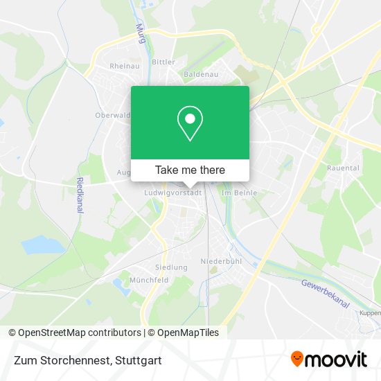 Zum Storchennest map