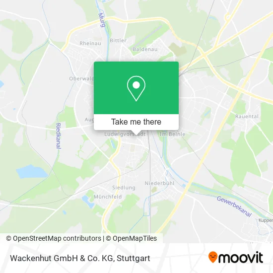 Карта Wackenhut GmbH & Co. KG