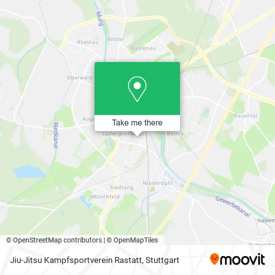 Карта Jiu-Jitsu Kampfsportverein Rastatt