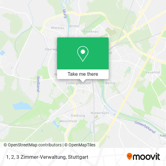 Карта 1, 2, 3 Zimmer-Verwaltung