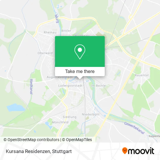 Карта Kursana Residenzen