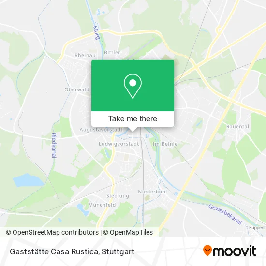 Карта Gaststätte Casa Rustica