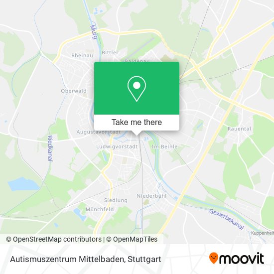 Карта Autismuszentrum Mittelbaden
