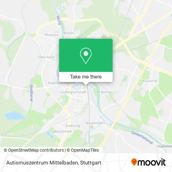 Карта Autismuszentrum Mittelbaden