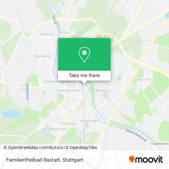 Карта Familienfreibad Rastatt