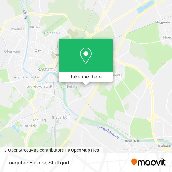 Карта Taegutec Europe