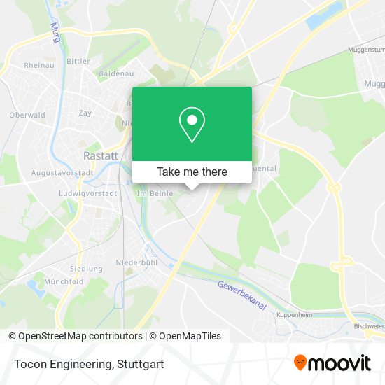 Tocon Engineering map