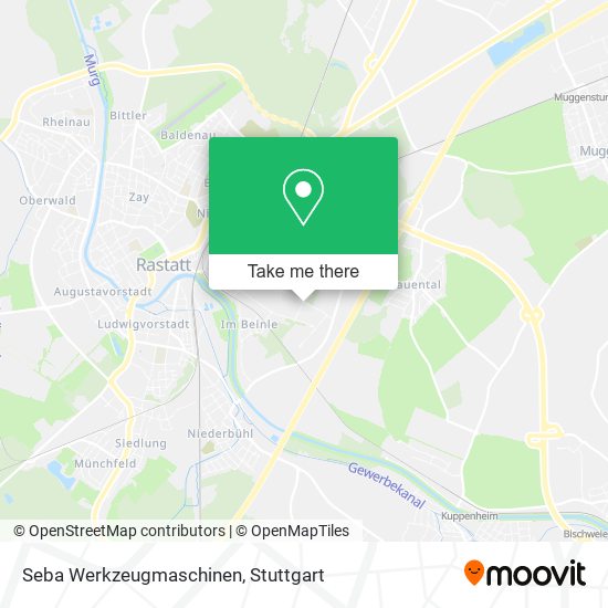 Seba Werkzeugmaschinen map