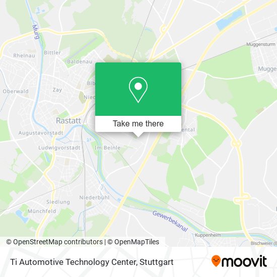 Ti Automotive Technology Center map