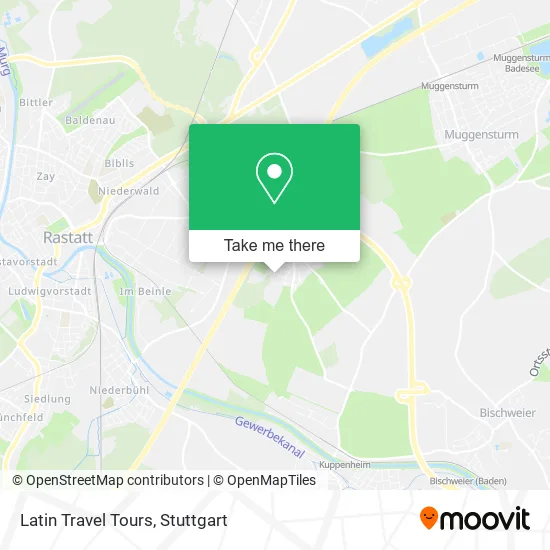 Карта Latin Travel Tours