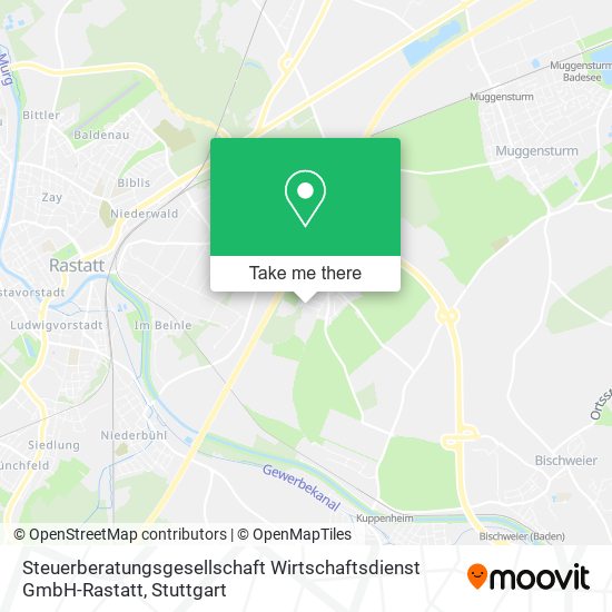 Steuerberatungsgesellschaft Wirtschaftsdienst GmbH-Rastatt map