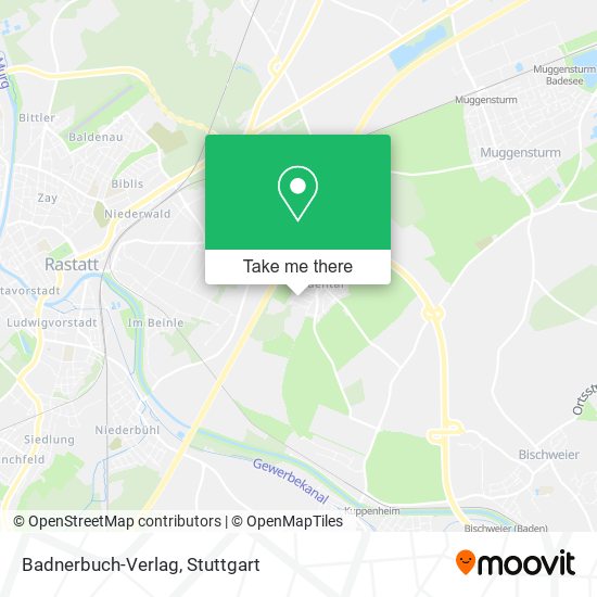 Карта Badnerbuch-Verlag