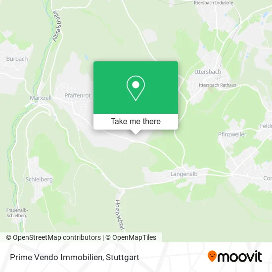 Карта Prime Vendo Immobilien