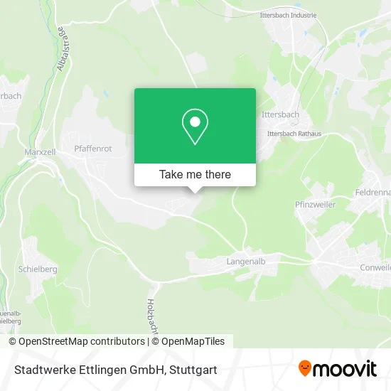 Карта Stadtwerke Ettlingen GmbH