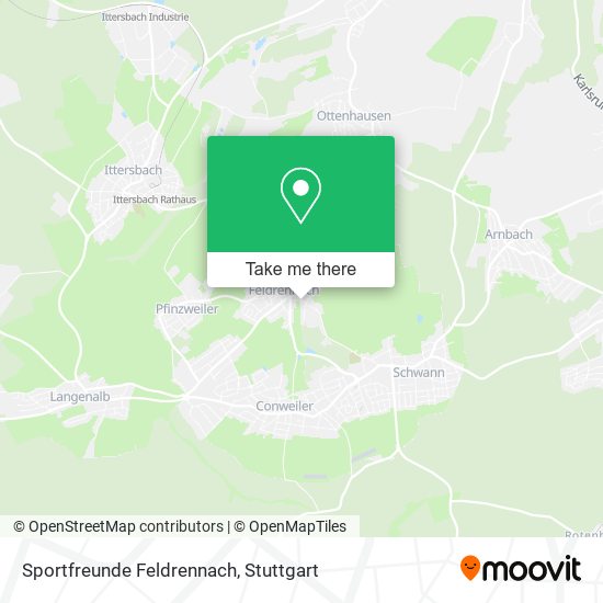 Sportfreunde Feldrennach map
