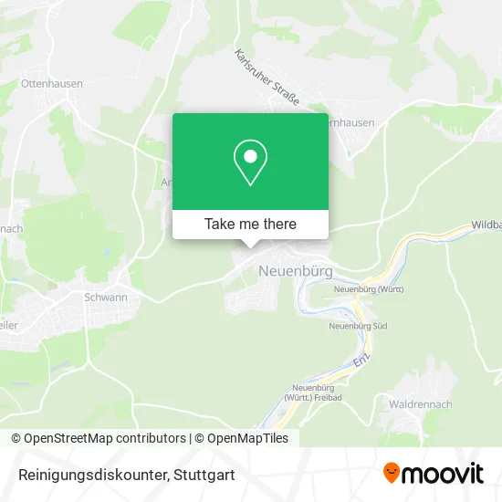 Карта Reinigungsdiskounter
