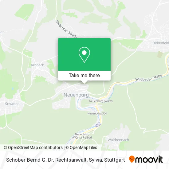 Карта Schober Bernd G. Dr. Rechtsanwalt, Sylvia